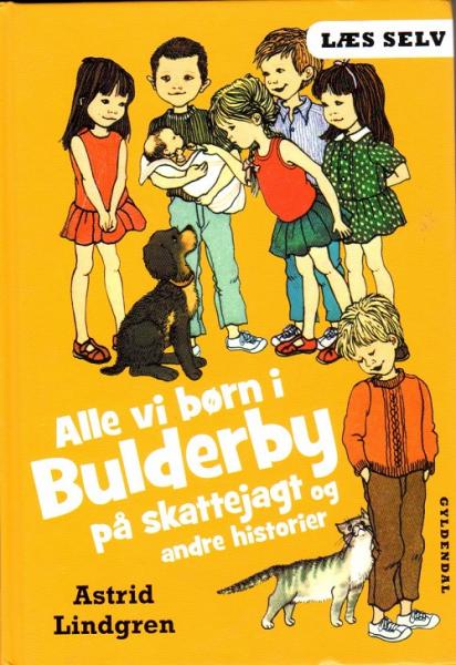 Astrid Lindgren book DANISH - All vi born i Bulderby på skattejagt og other historier -  used